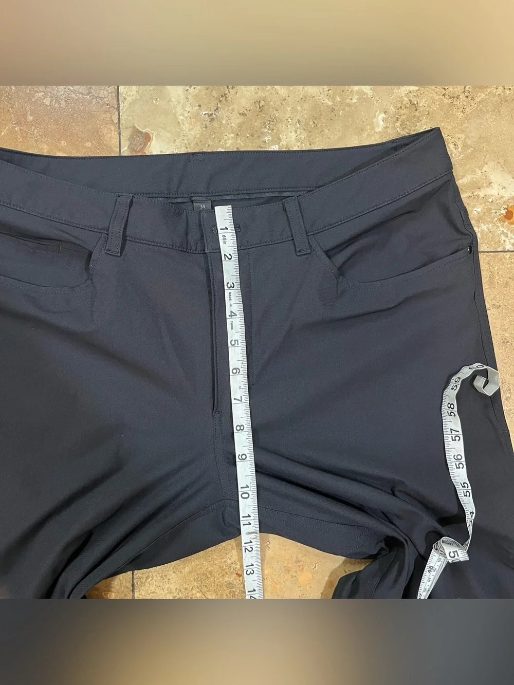 Lululemon Men’s ABC Commission Warpstreme Performance Chino Pants Black Size 34